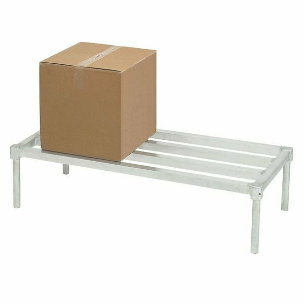 Channel ADE2024KD 24'' x 20'' x 12'' Knock Down Heavy-Duty Tubular Style Aluminum Dunnage Rack . Capacity 240ADE2024KD